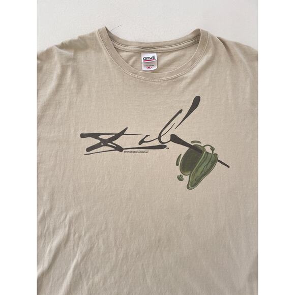 Vtg Salvador Dali Artist T-Shirt Museum Clock Surreal Beige Anvil Size XL - Picture 5 of 9